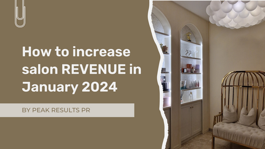 HOW TO INCREASE SALON REVENUE IN JANUARY 2024