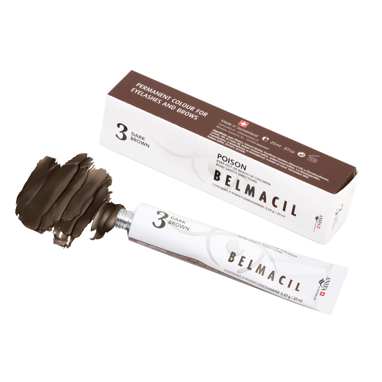 Belmacil Lash & Brow Tints 20g | Fast to develop | Vibrant tint colours
