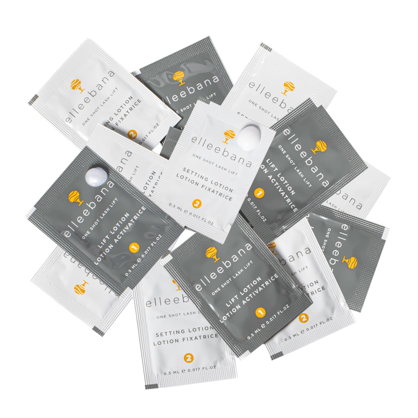 Elleebana Lash lift lotions | ONE SHOT perm and neutraliser REFILL PACK
