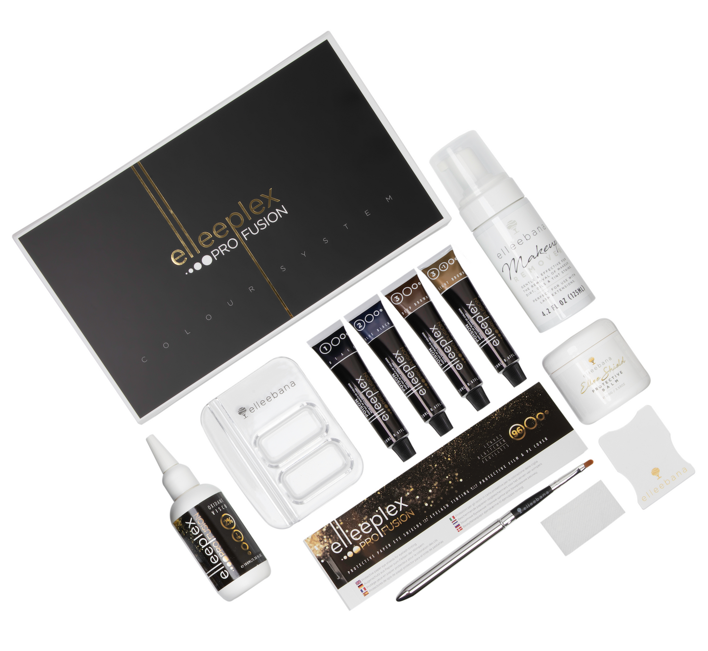 Elleeplex ProFusion lash and brow TINT kit (4 x colours)