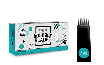 Infallible Microblading Blades 0.18 x U (Pack of 20)