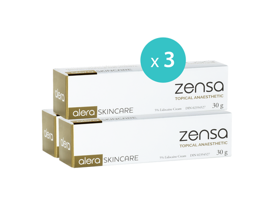 3 x Zensa Pre-procedure Cream 30g MULTISAVE