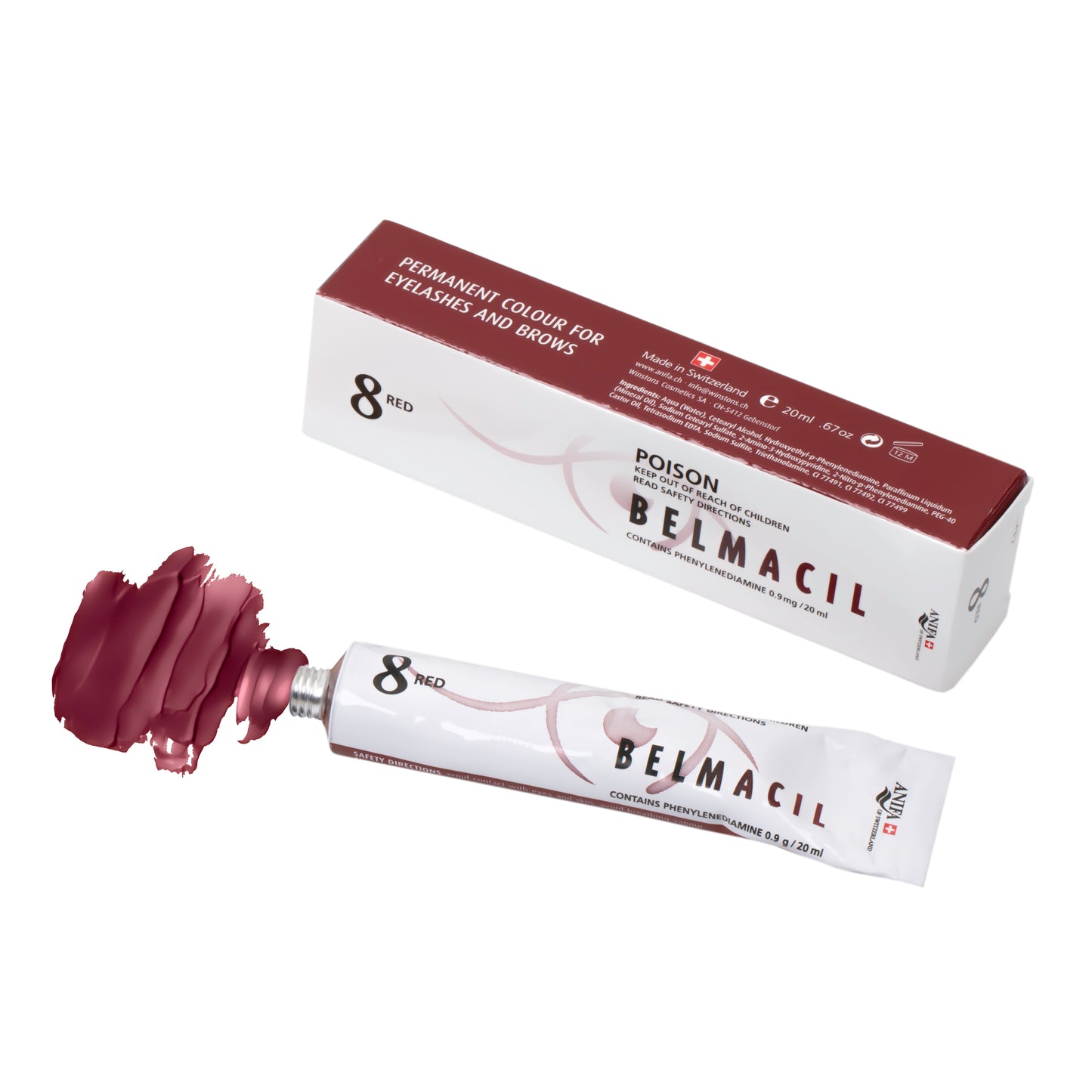 Belmacil Lash & Brow Tints 20g | Fast to develop | Vibrant tint colours