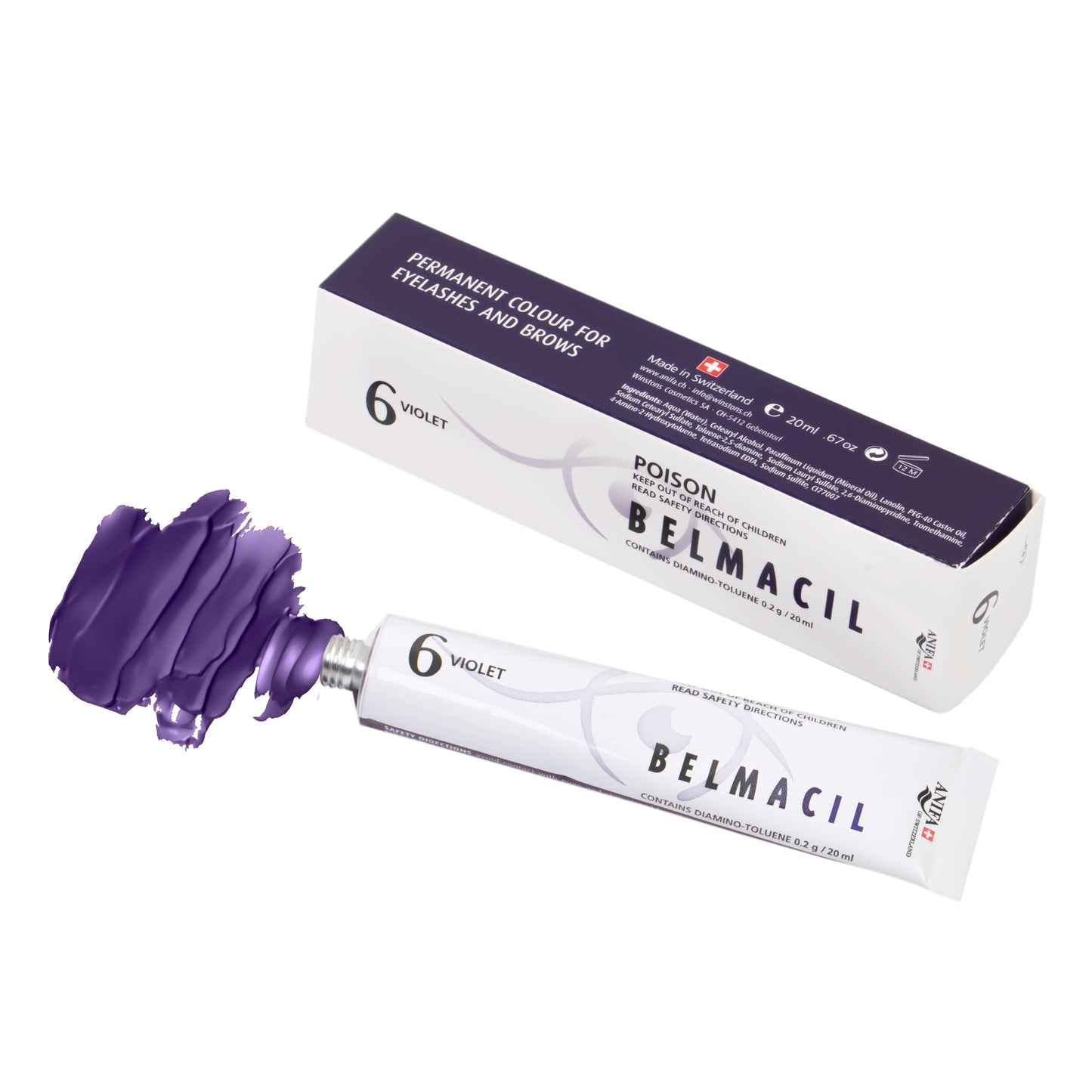 Belmacil Lash & Brow Tints 20g | Fast to develop | Vibrant tint colours