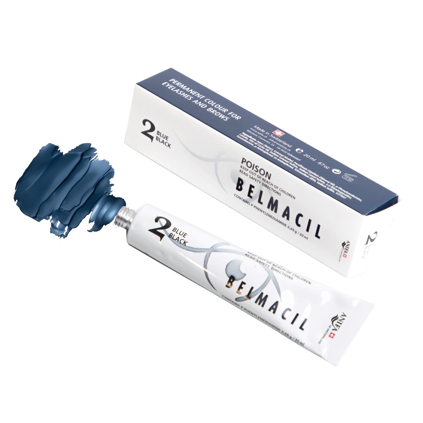 Belmacil Lash & Brow Tints 20g | Fast to develop | Vibrant tint colours