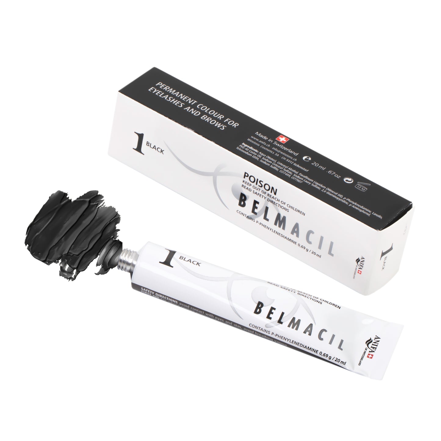 Belmacil Lash & Brow Tints 20g | Fast to develop | Vibrant tint colours