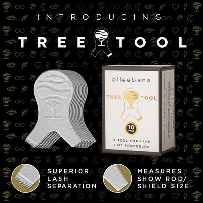 Elleebana Lash lift Tree Tool 10 pack | Lash lift Y tool | Lash lifting tool