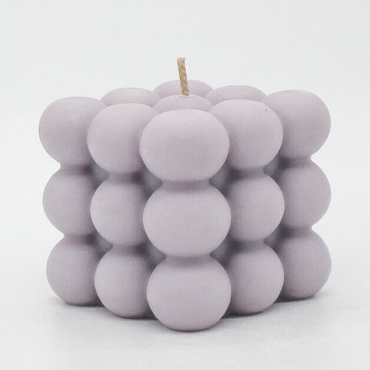 Lavender bubble candle (2 size options)