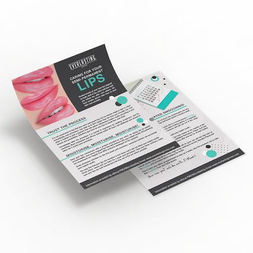 Everlasting LIP After Care Leaflets x50