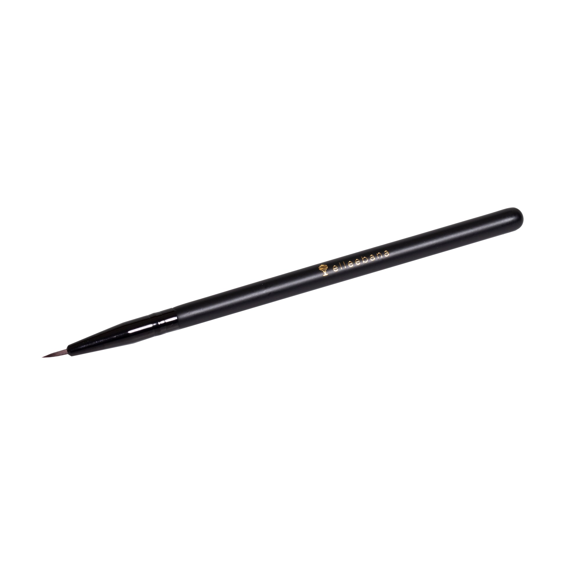 ElleeBRUSH Fine Tip tool with slim, tapered synthetic bristles, designed for precise product application on short lashes, outer corners, and delicate areas during lash lift treatments.