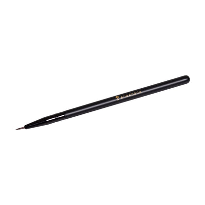 ElleeBRUSH Fine Tip tool with slim, tapered synthetic bristles, designed for precise product application on short lashes, outer corners, and delicate areas during lash lift treatments.