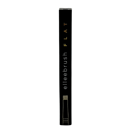 ElleeBRUSH Flat Tip tool with firm synthetic bristles, designed for precise lotion and balm application during lash lift and tint procedures.