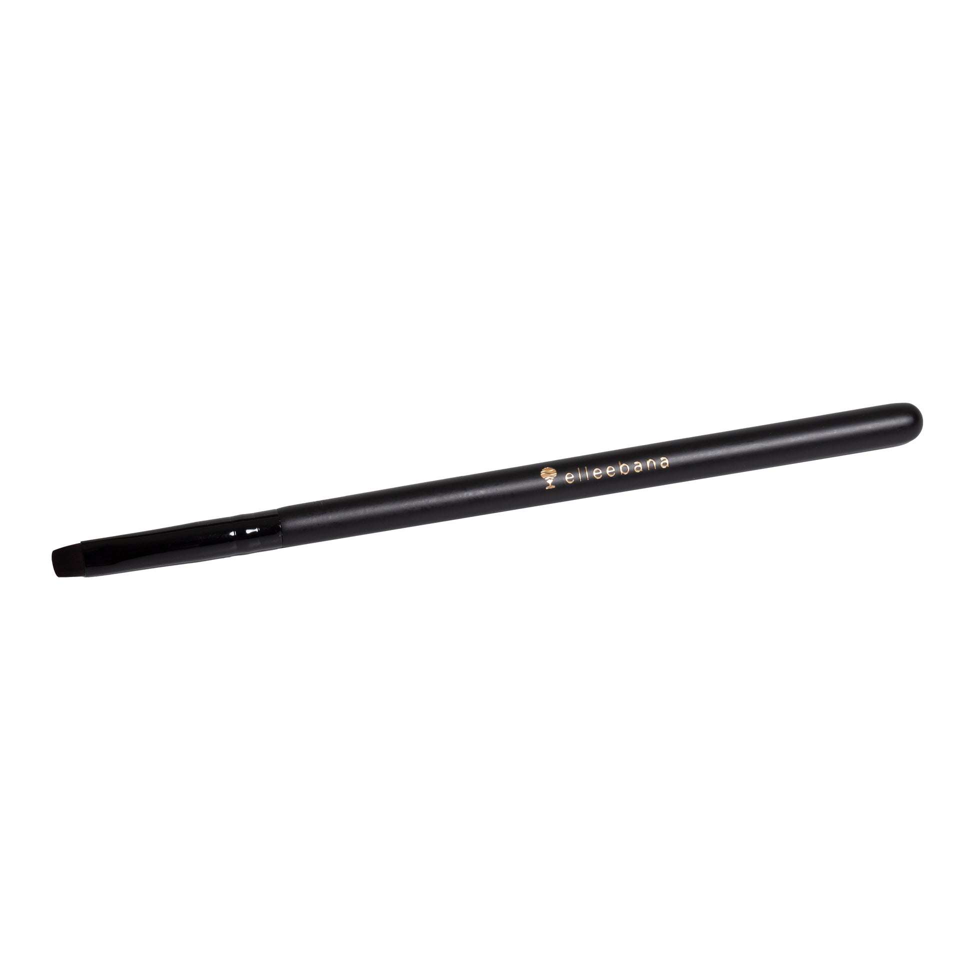 ElleeBRUSH Flat Tip tool with firm synthetic bristles, designed for precise lotion and balm application during lash lift and tint procedures.