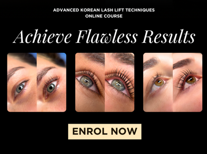 Set of pastel silicone Ultra Flex flat lash lift shields neatly arranged on a white background.