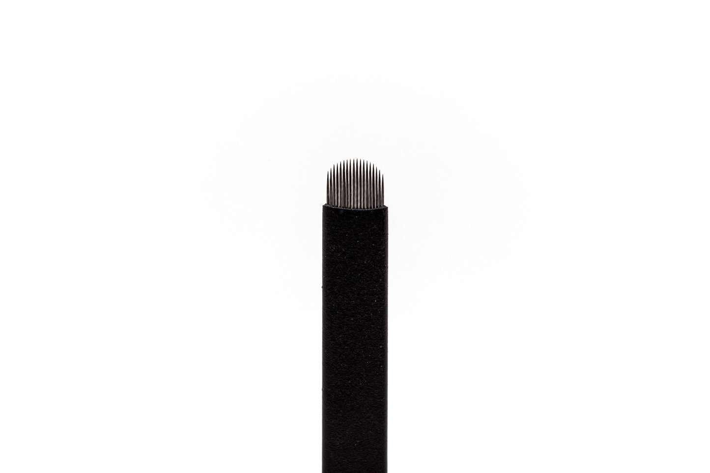 Pack of sterile, individually wrapped 0.15mm U-shape double-sharpened stainless steel nano microblading blades, designed for advanced technicians to create curved, ultra-fine hair strokes and precise top-ups.