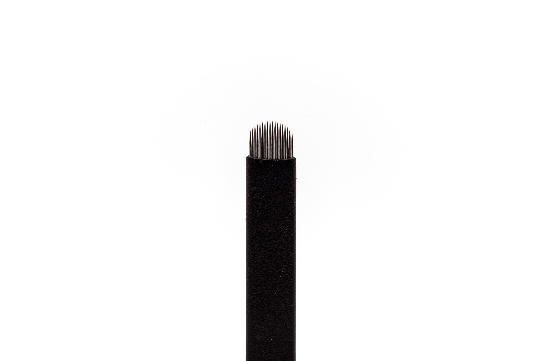 Pack of sterile, individually wrapped 0.15mm U-shape double-sharpened stainless steel nano microblading blades, designed for advanced technicians to create curved, ultra-fine hair strokes and precise top-ups.