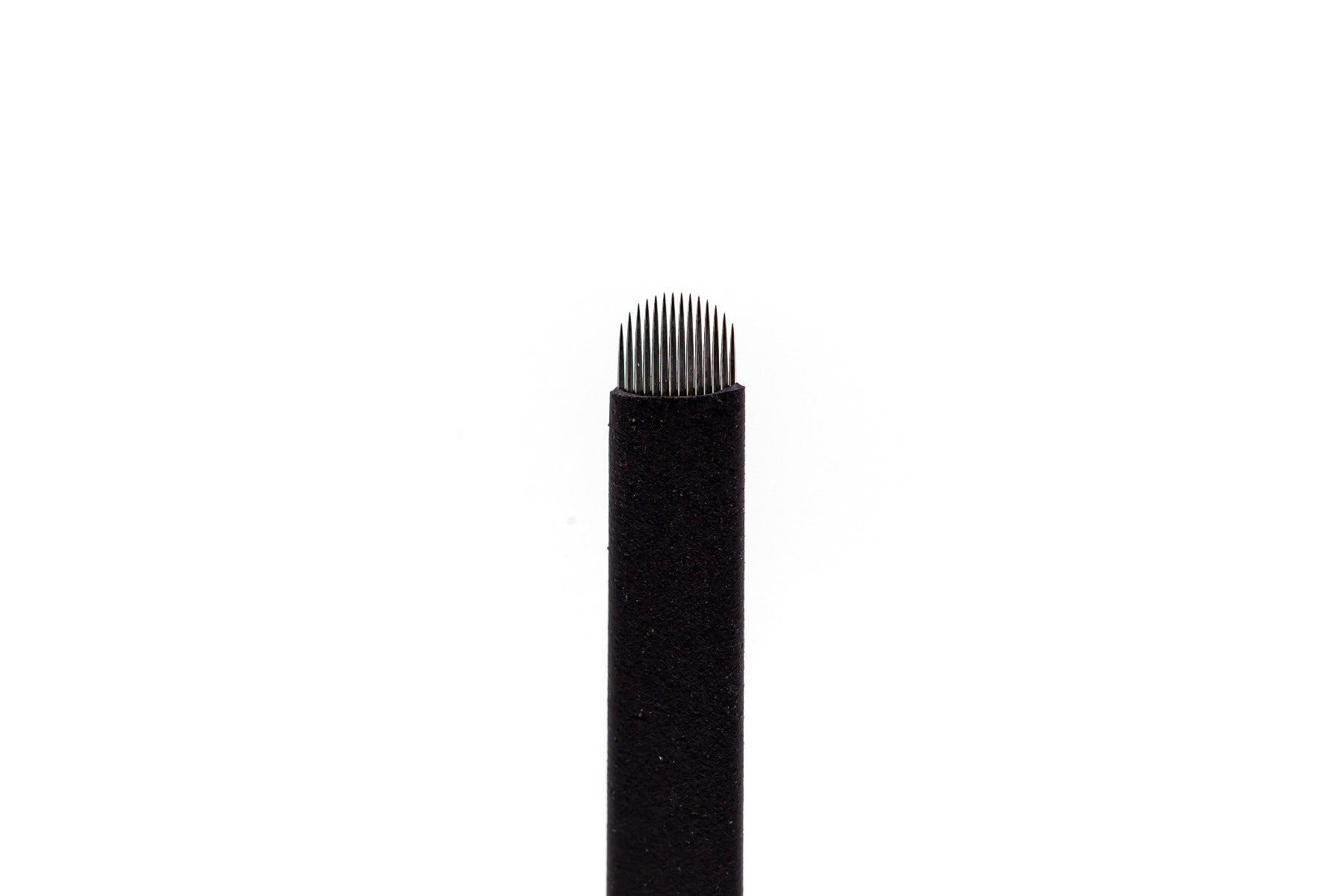 Pack of sterile, individually wrapped 0.25mm stainless steel microblading blades, designed for creating precise hair strokes on coarse natural eyebrow hair.