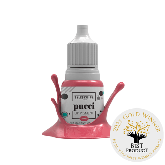 Professional 10ml bottle of Everlasting Brows high-concentration permanent makeup pigment, formulated in Germany with medical-grade sterility and Novoxx technology.
