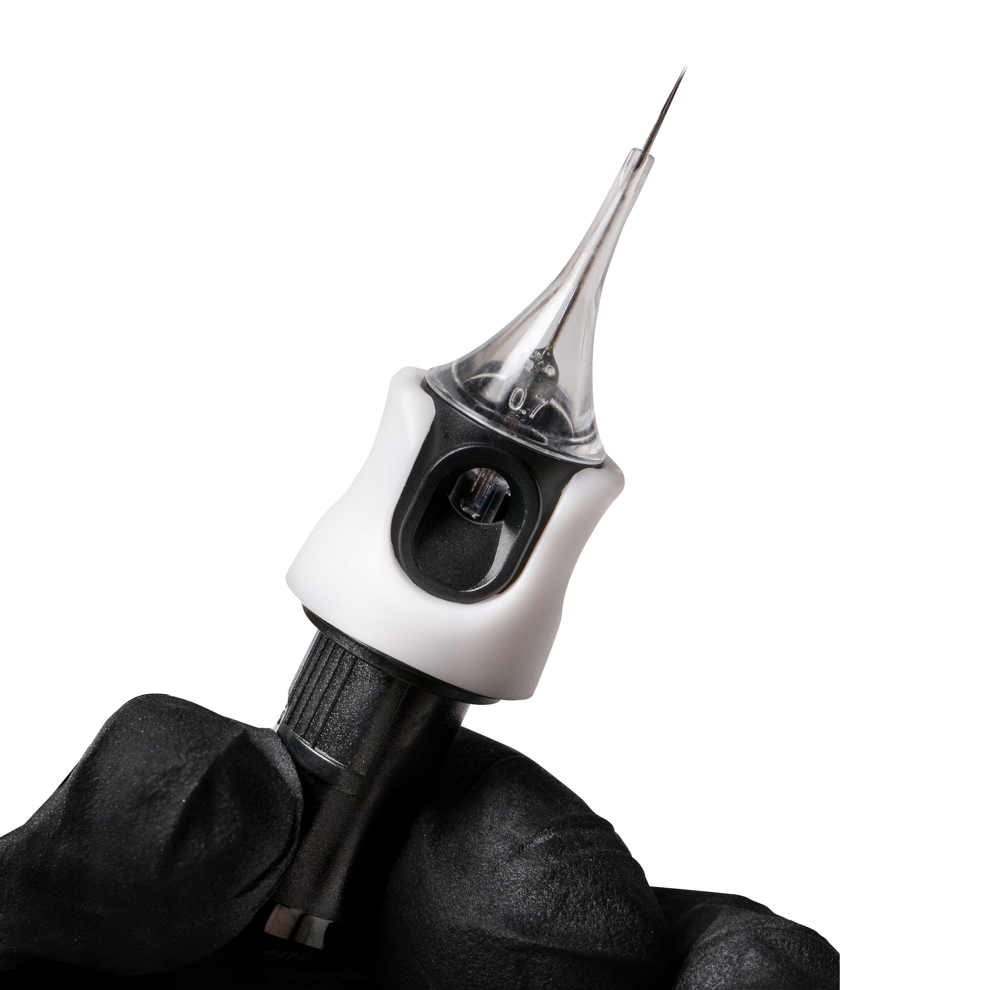 Pack of 16 sterile, precision-engineered universal PMU cartridges designed for high pigment retention, ultra-fine precision, and minimal skin trauma during permanent makeup procedures.