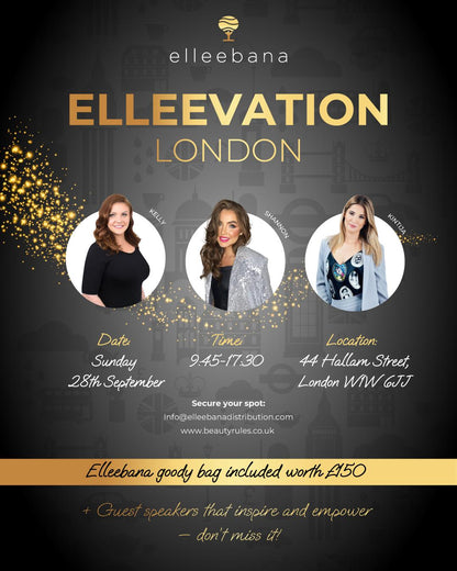 Elleevation Masterclass in London 2025 | All Lash & Brow artists welcome | By Elleebana