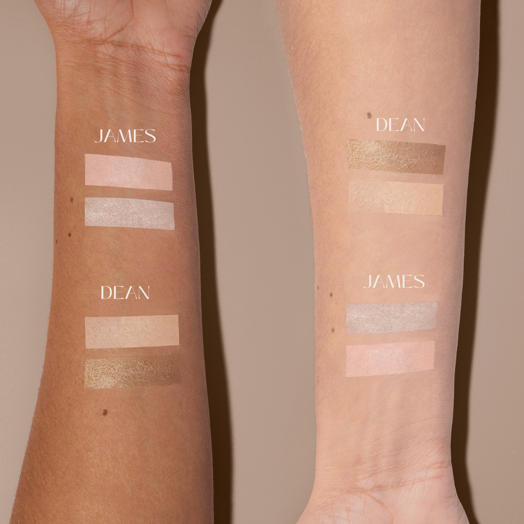 Dual-ended B'KATE brow highlighter pencil featuring a matte lifting shade and a shimmering champagne highlight, formulated as vegan and cruelty-free for brow bone enhancement.