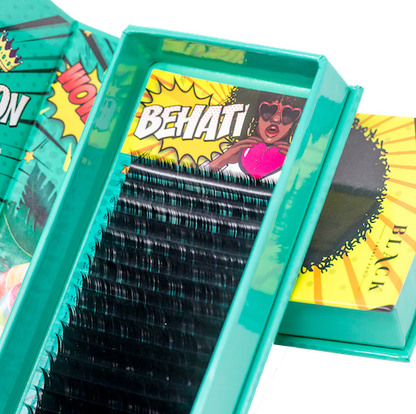 BEHATI B-Curl Assorted Length Volume Tray Lashes