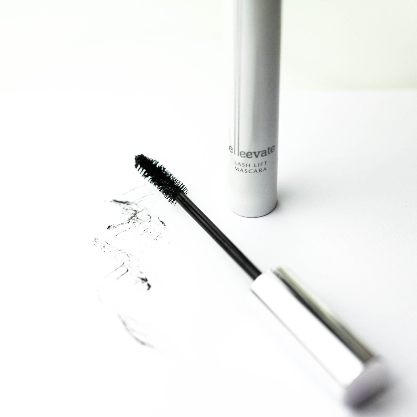 Elleevate Lash Lift Mascara 10ml tube and packaging box by Elleebana for natural lash strengthening and post-lift enhancement.