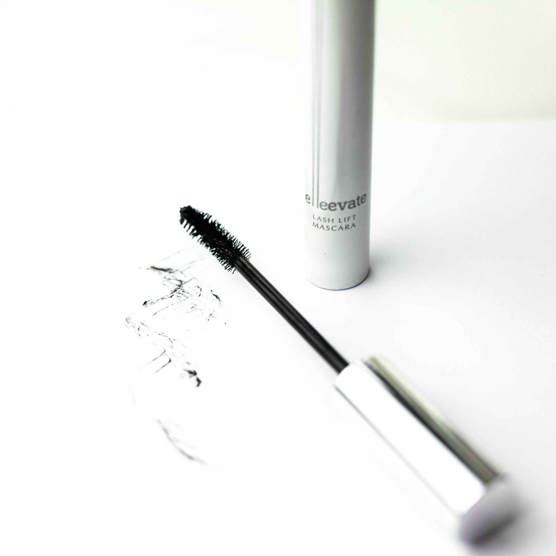 Elleevate Lash Lift Mascara 10ml tube and packaging box by Elleebana for natural lash strengthening and post-lift enhancement.