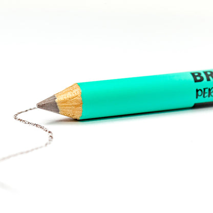 A pack of 5 brown single-use Everlasting predraw brow pencils packaged in a clear protective pouch for PMU and microblading mapping.