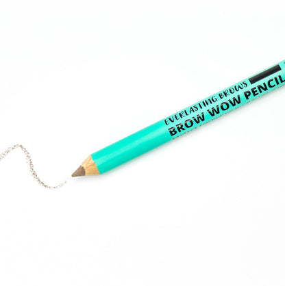 A pack of 5 brown single-use Everlasting predraw brow pencils packaged in a clear pouch for eyebrow mapping and PMU work.