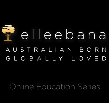 Promotional banner for the official online Elleebana Lash Lift Course displaying step-by-step application procedures, lash transformation results, instructor Otto Mitter, and the student kit.