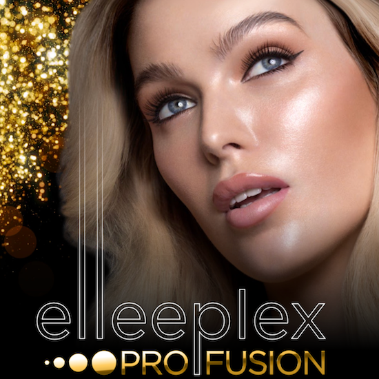 Online beginner training course package for Elleebana Elleeplex Profusion brow lamination, featuring step-by-step video modules, ongoing trainer support, a physical student manual, and a starter kit for up to 15 treatments.