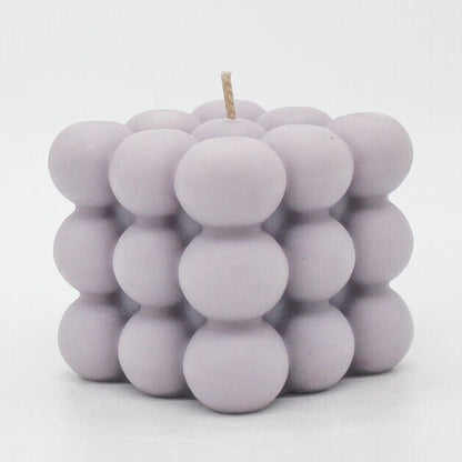 Lavender bubble candle (2 size options)